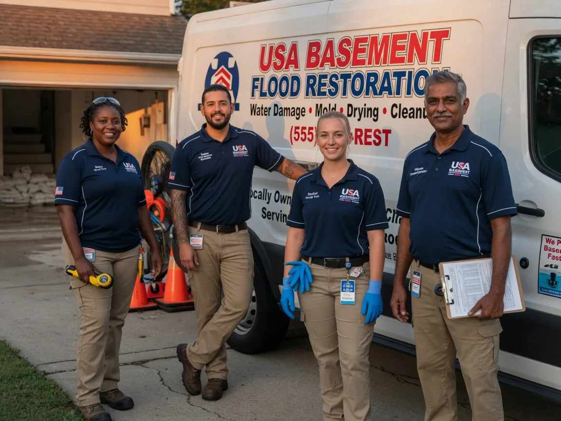 Basement Flood Cleanup company in Lampe, MO